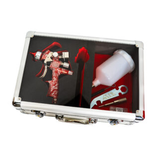 ANi TRONIC Spray Gun Base or Clear in Deluxe carry case - Spray Guns Direct