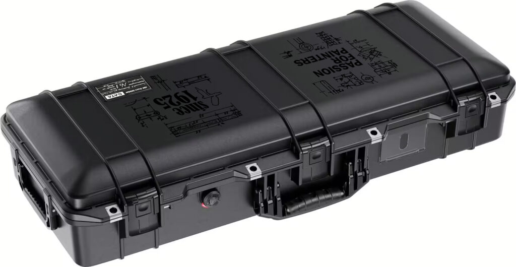 SATA Case, black (820 x 370 x 185) including insert with nubs, 100 Years Edition (1240100)