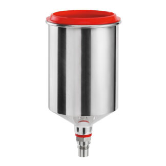 SATA Reusable Aluminium Cup, 0.75 l with QCC and fine thread for jet 2000, jet 90, jet RP, LM 2000, KLC 1013440