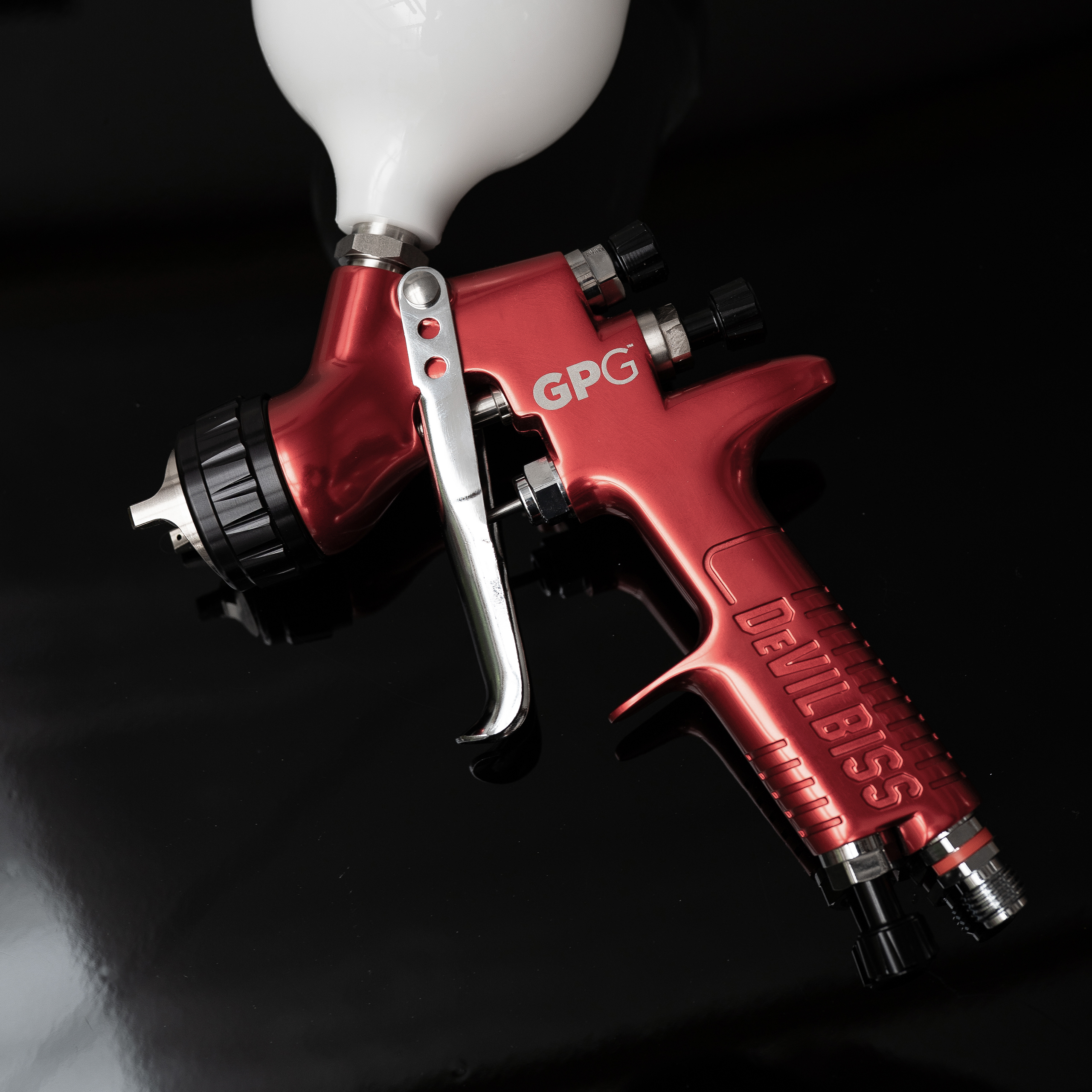 The Red DeVilbiss GPG Spray Gun