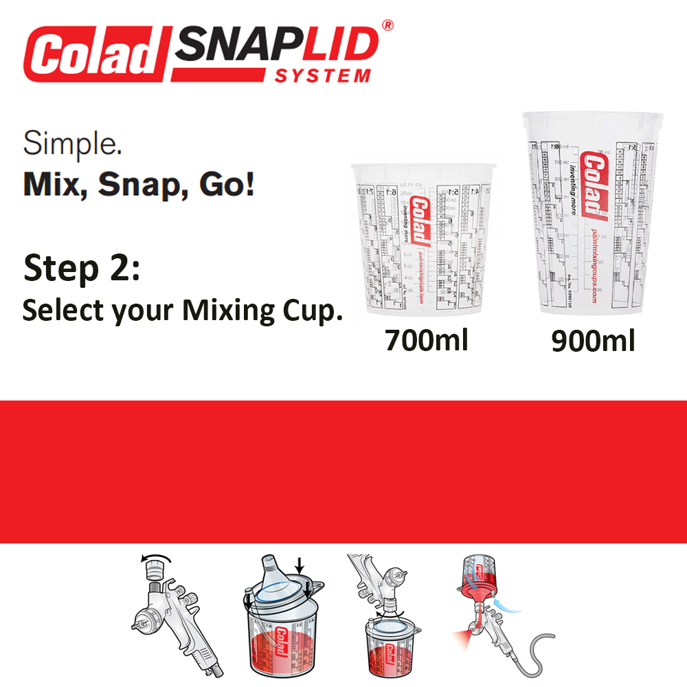 Colad Snap Lids 700ml/900ml Individual Lids. (Different Grades Available) (9370090SL-1/9370280SL-1)