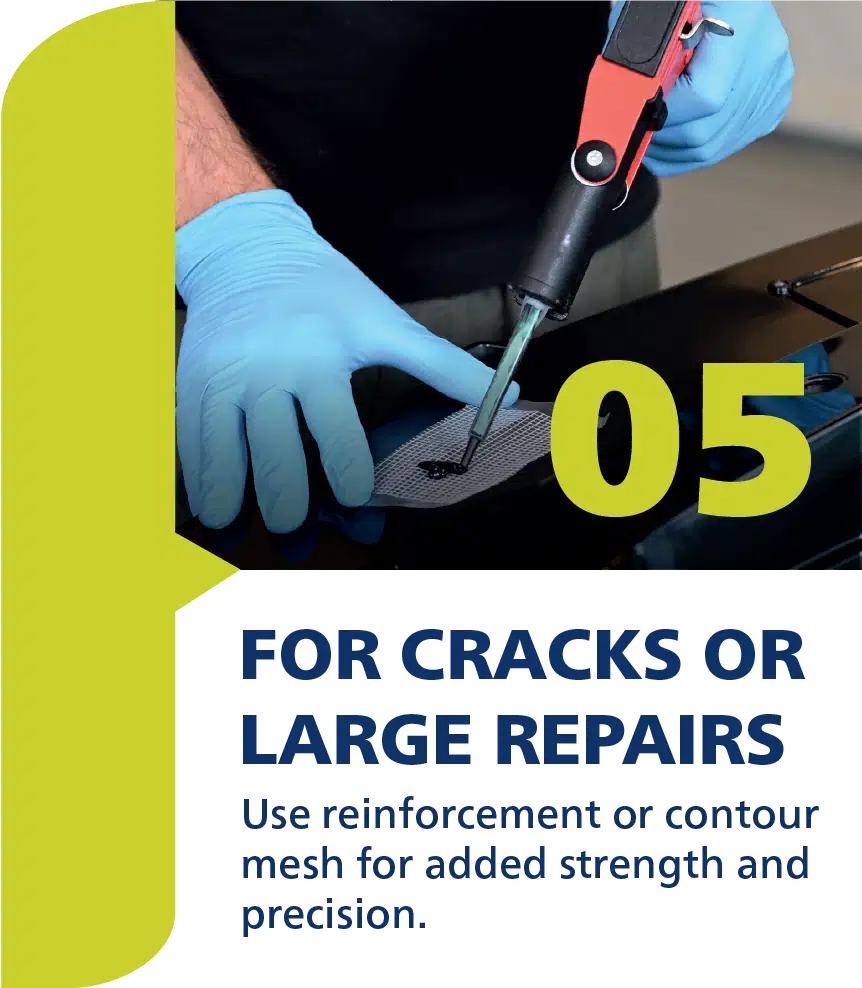 Finixa 2K Plastic Repair - High-quality, black, polyurethane repair glue without diisocyanates. Choice of Fast, Medium or Slow.