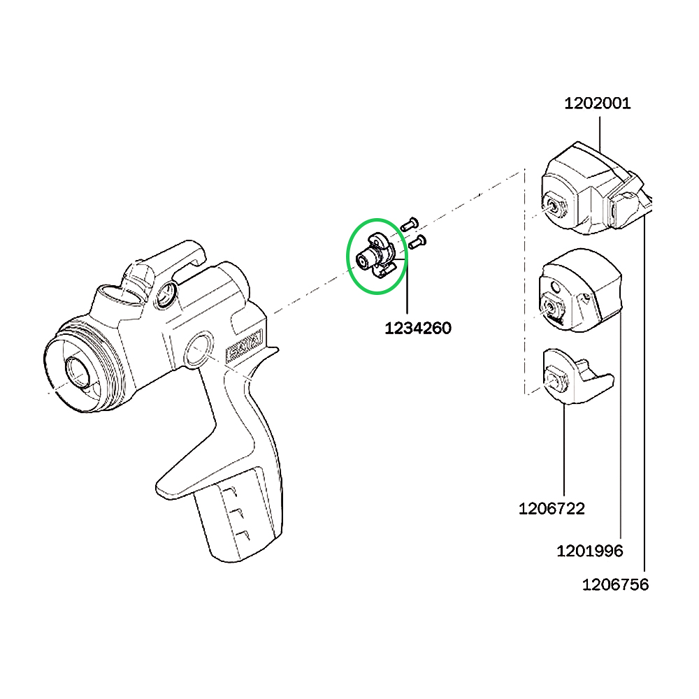 SATA Quick Adam Connector (QAC) [pack of 1 piece] (1234260)