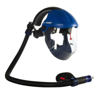 Fast Mover Air Fed Full Face Mask for Paint Spraying. Fitted with Air Regulator & Charcoal Filter (FMT3005)
