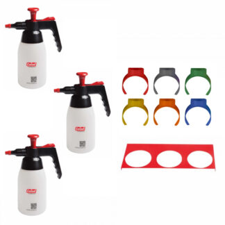 Colad Liquid Pump Action Spray Gun with Coding Rings x3 - Inc Wall Mount (970508)