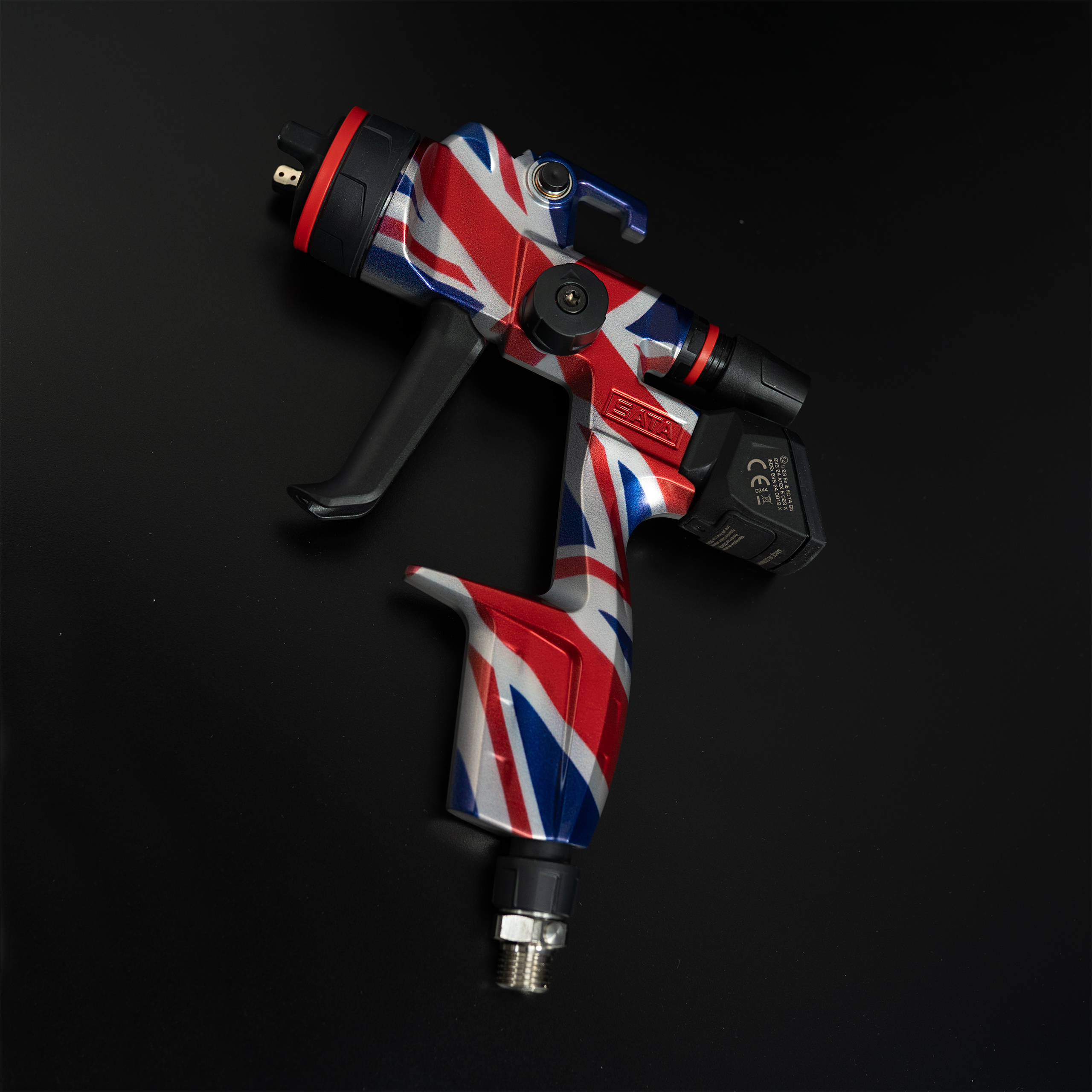 SATA jet X Spray Gun Union Jack Edition