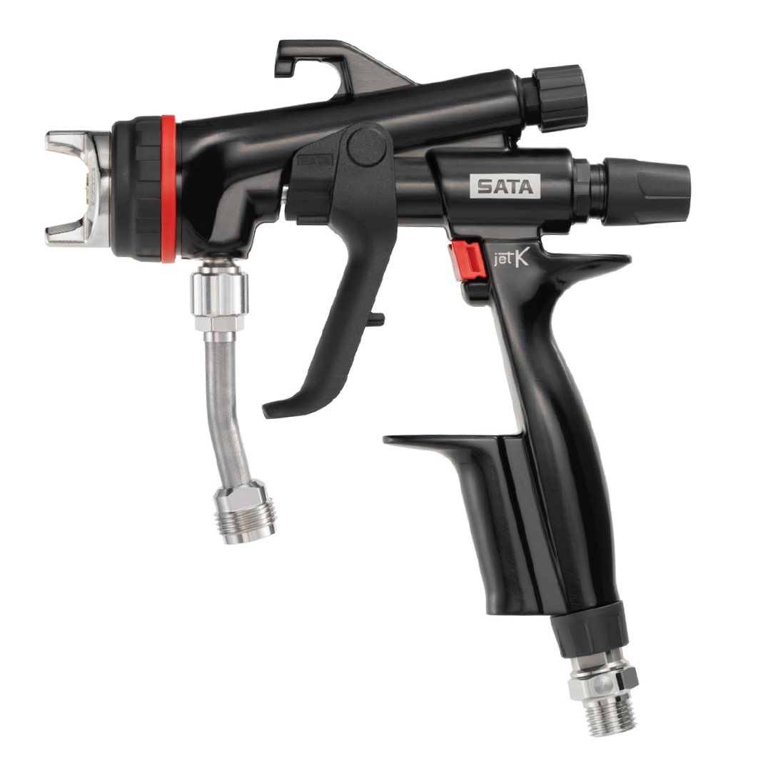 SATA jet K Pressure-Fed Spray Gun (Standard) Version with Air Pressure Control.