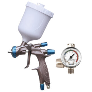 Iwata WS-400 Series 2.1 Basecoat Spray Gun with HVC Gauge