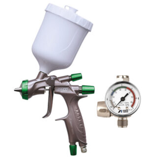 Iwata LS-400 Series 2.1 Basecoat (HVLP) Spray Gun with HVC Gauge