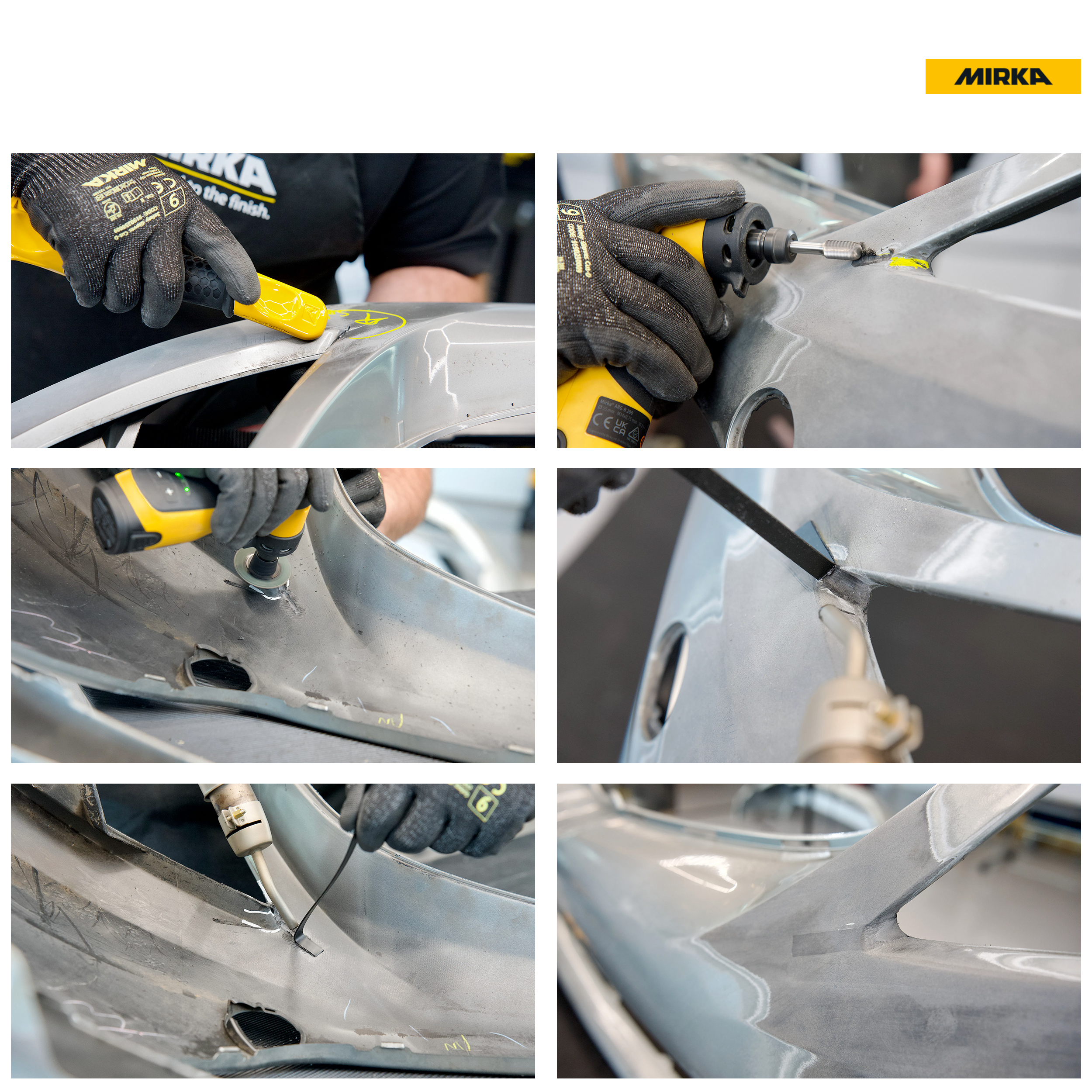 Mirka Plastic Repair Solution Kit with Carry Case (91951001PR)