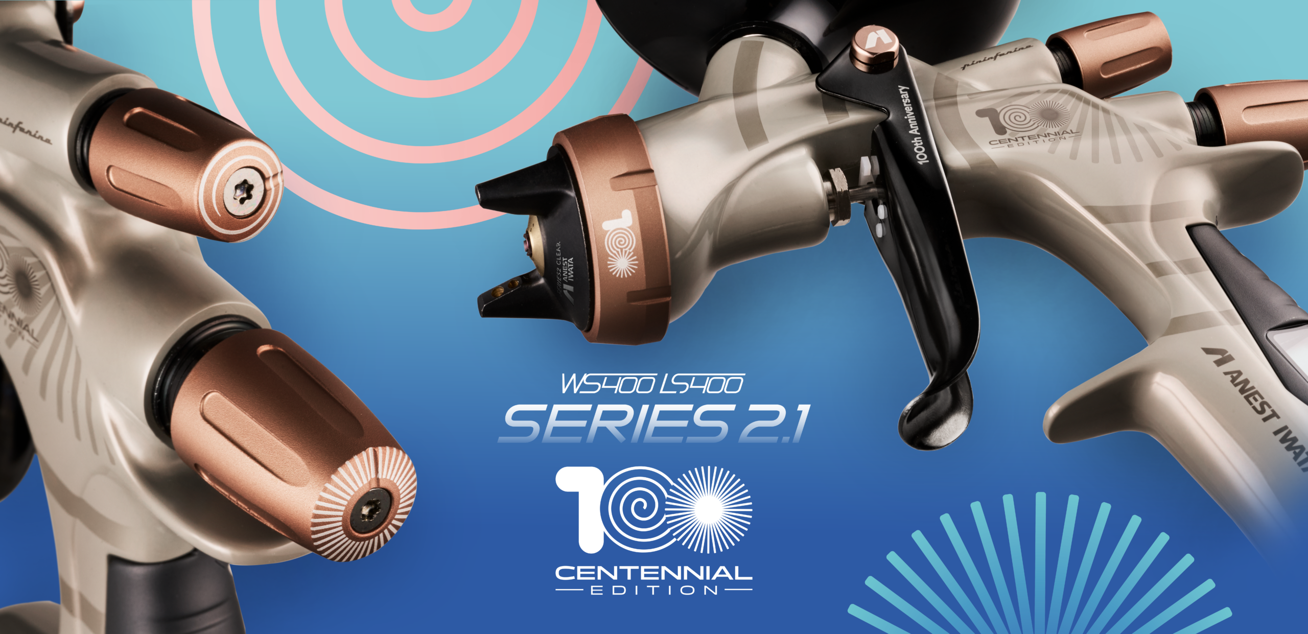 Iwata WS-400 Series 2.1 CENTENNIAL Edition Digital Spray Gun (BASE)