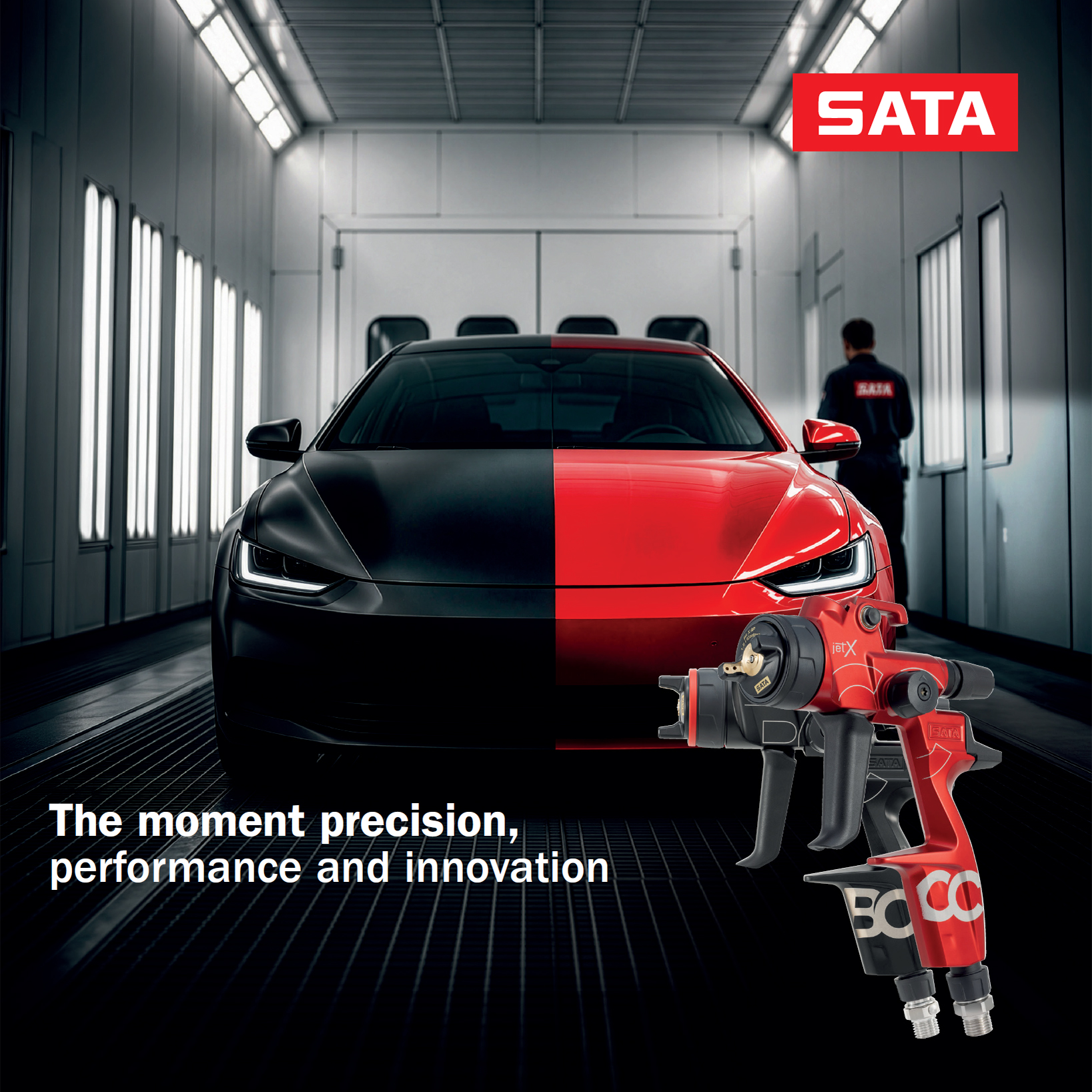 SATA jet X BASE & CLEAR Spray Guns