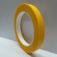 12mm (½ Inch) x 40m Yellow Signwriters Low Tack Tape